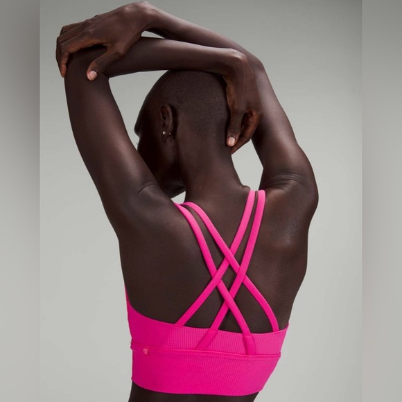 NWT Lululemon Energy Longline Bra Ribbed Luxtreme *Medium Support - Picture 1 of 8